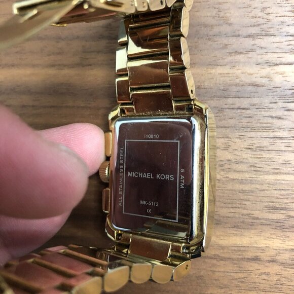 Michael Kors Womens MK5112 Gold Stainless Steel Link Bracelet READ DESCRIPTION - Picture 4 of 5